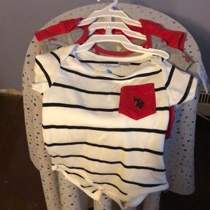 U.S Polo baby onesies